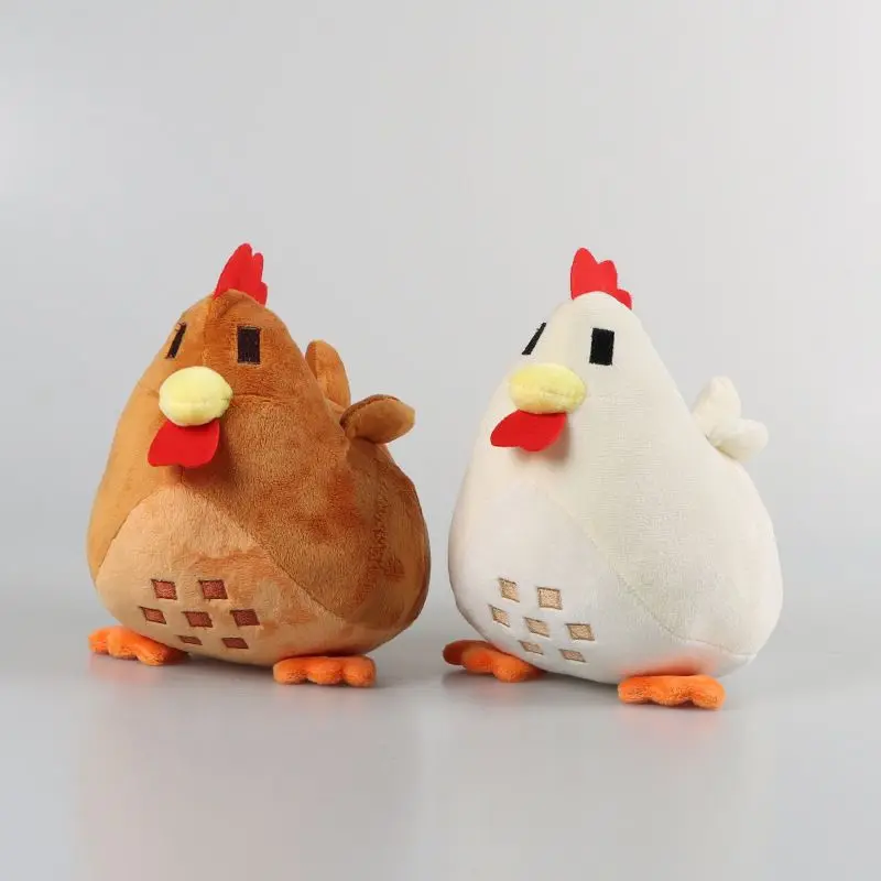 20cm star dew val ley Game Chicken Plush Doll Soft Fluffy Fat Hen Stuffed Toy Cute Chicken Void Chicken Plushie Collectible Gift - view 2