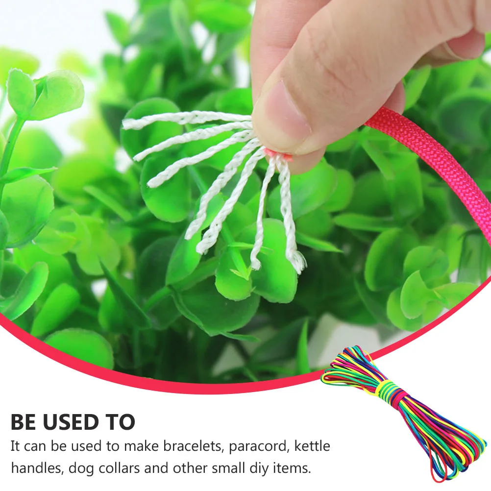 

Parachute Cord Camping Rope Outdoor Clothesline Hiking Colorful Travel