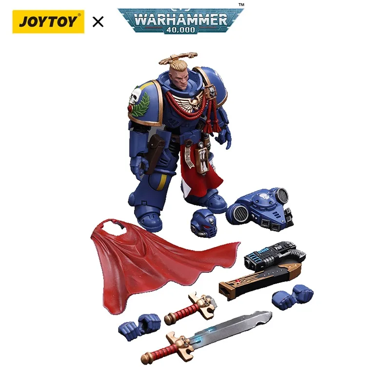 [IN STOCK] JOYTOY Warhammer 40K Action Figure 1/18 Primaris Captain with Power Sword and Plasma Pistol Anime Military Model Toys