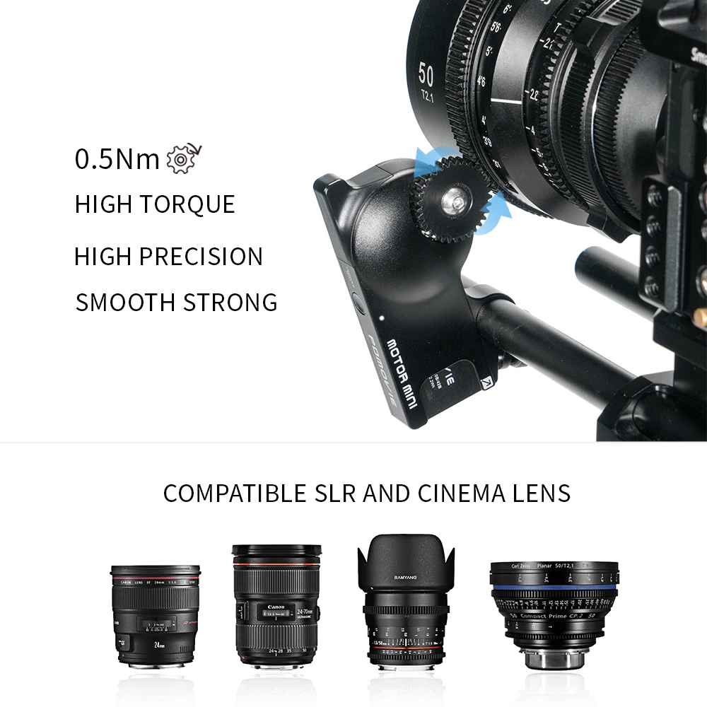 PDMOVIE LIVE AIR 2 2S Bluetooth Wireless Follow Focus Control System For Zhiyun Crane 2 3 DJI Ronin S DSLR Camera lens