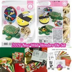 Wild Wonders Die Set Box 2026 July Tonic Metal Craft Cutting Dies Diy Scrapbook Paper Diary Decoration Card Handmade Embossing
