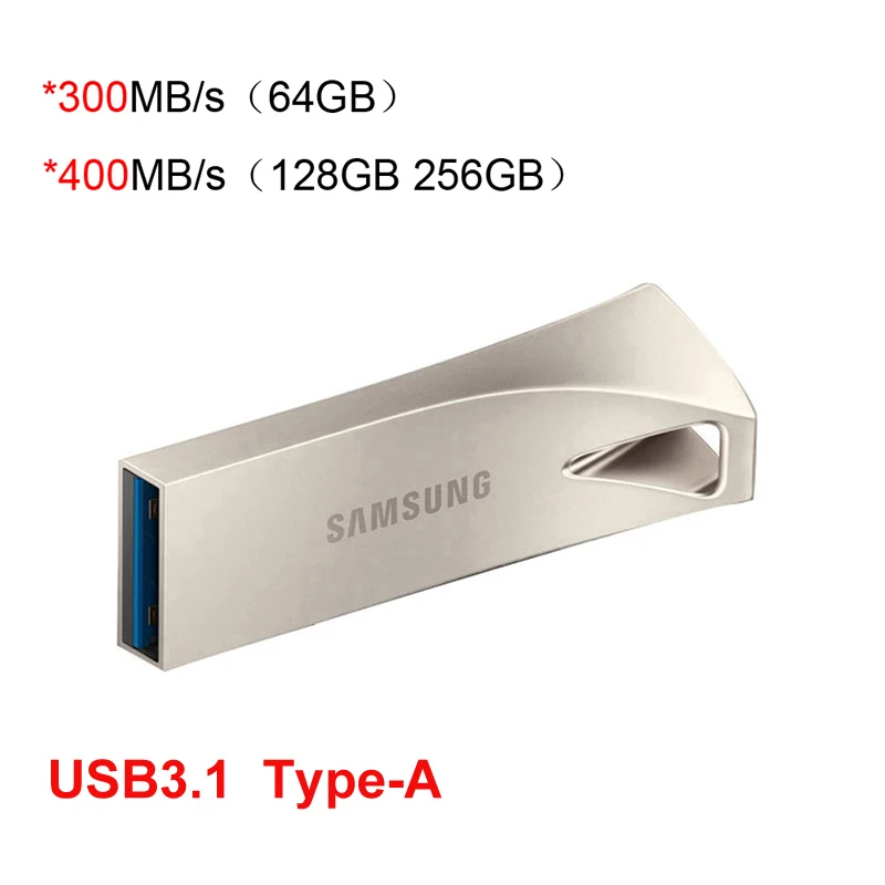 SAMSUNG BAR/FIT/Plus USB 3.1 Flash Drive 256GB 128GB 64GB USB Type-C Metalen Pen Drive USB3.1 Memory Stick Opslagapparaat U Disk