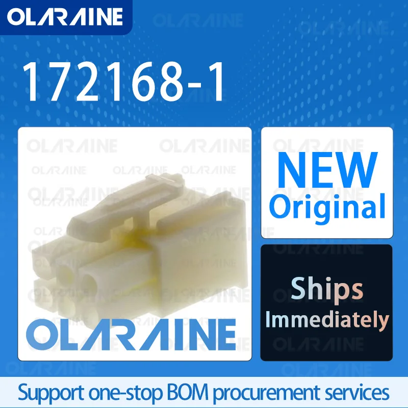 

50/200/500Pcs 172168-1 100% brand new and original IC chip Pin and socket connectors 6 Position 600 V