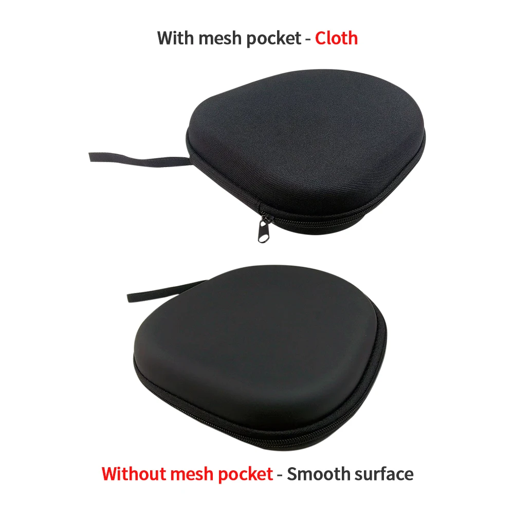 21*18*6cm Headphone Storage Case EVA Hard Case Anti-fall Headphones Protective Shell Portable Storage Organization Bag