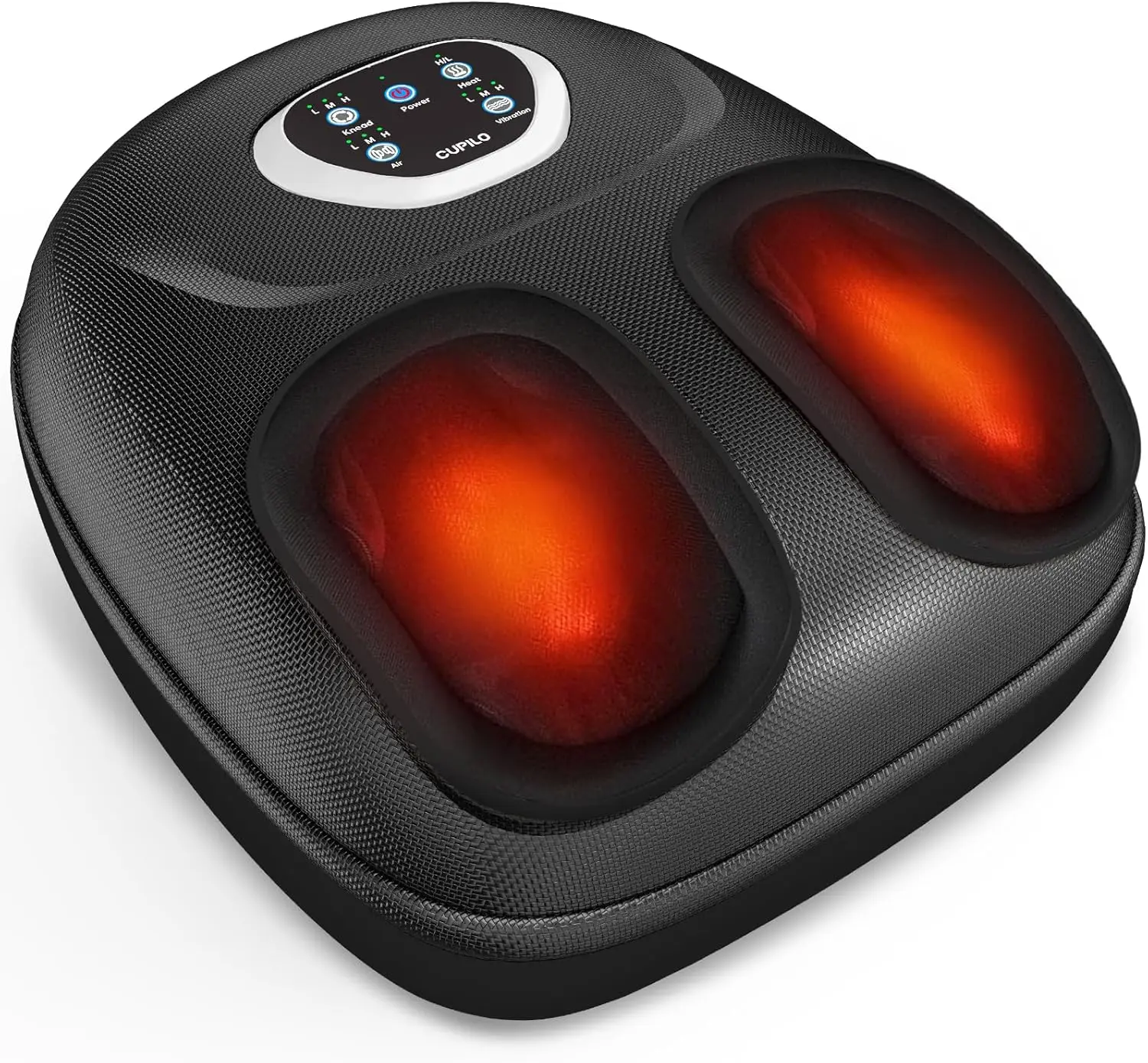 

Foot Massager with Heat, Vibration & Compression, Deep Kneading for Neuropathy, Tired Feet, FSA HSA Eligible, Gift for Women Men