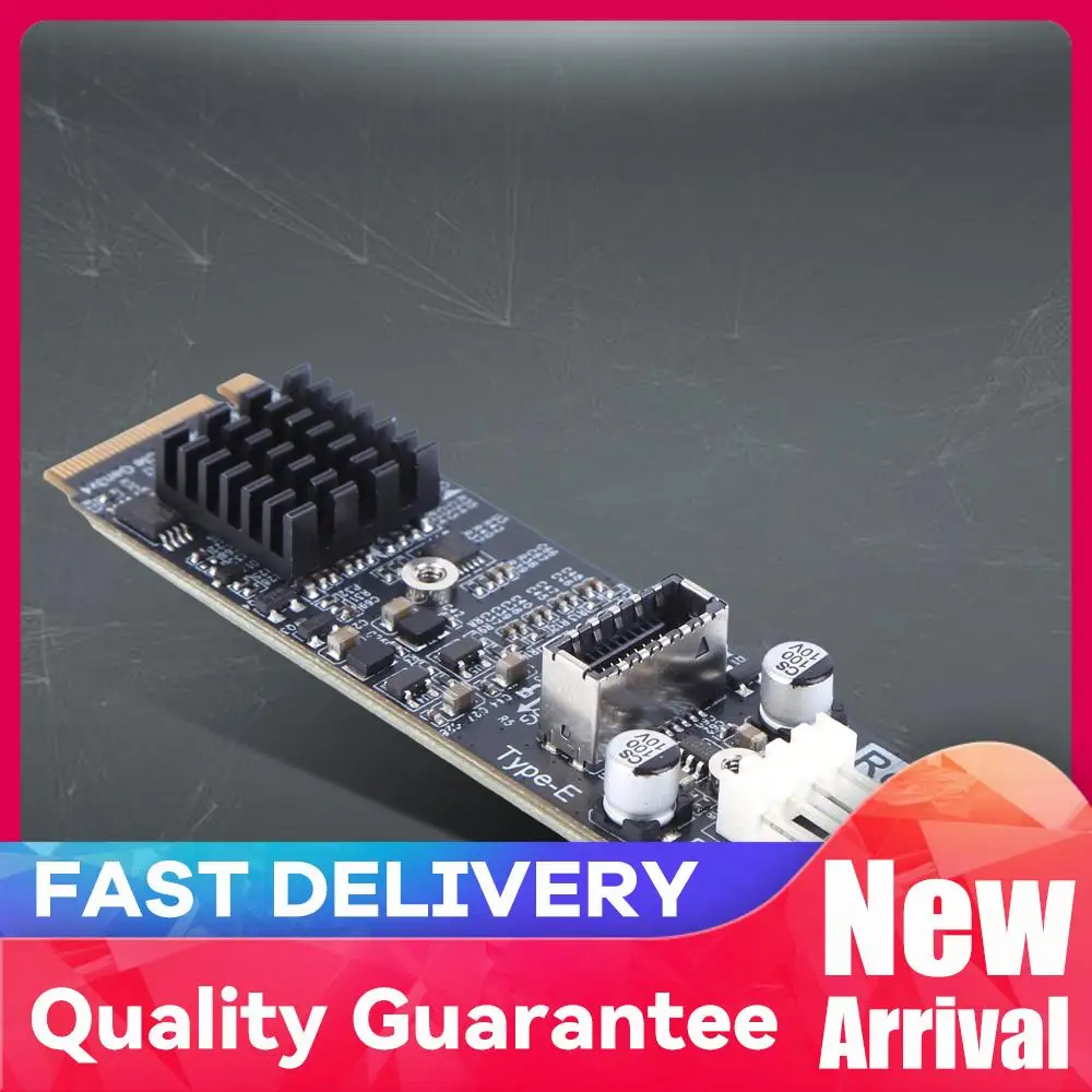 M2 PCIE NVME To TYPE E Expansion Card Riser 20Gbps High Speed M2 NVME To TYPE-E Adapter ASM3242 Chipset for Desktop PC