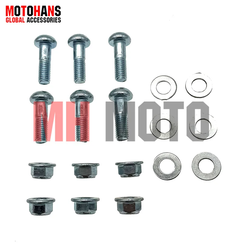 REAR SPROCKET BOLT M8*26MM WITH RETAINER LOCKER FOR HONDA XR125L XR150L NXR125 NXR150