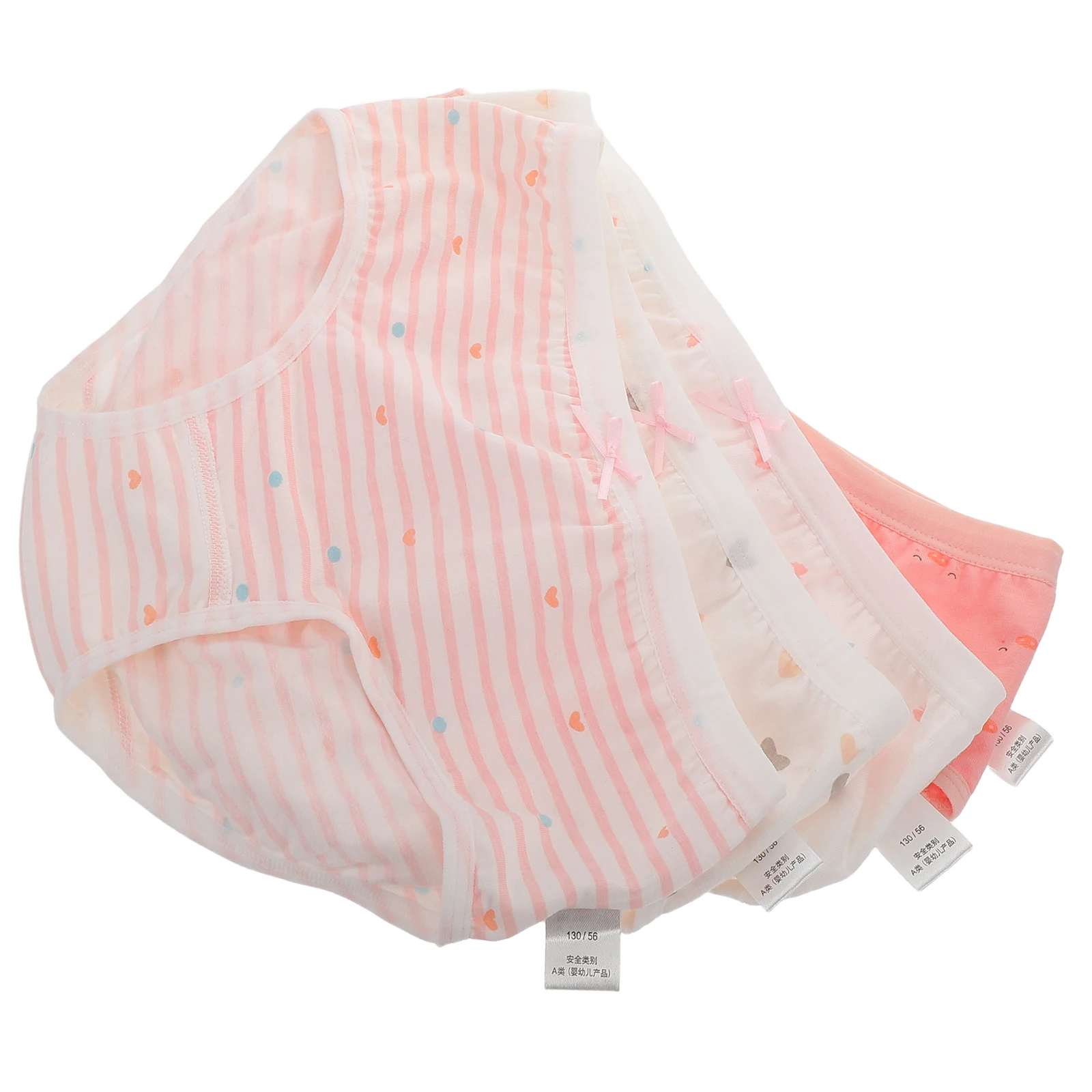 

4pcs Girls Cotton Underwear Girls Knickers Soft Little Girls' Soft Undies Comfortable Fit s Cotton Briefs Toddler