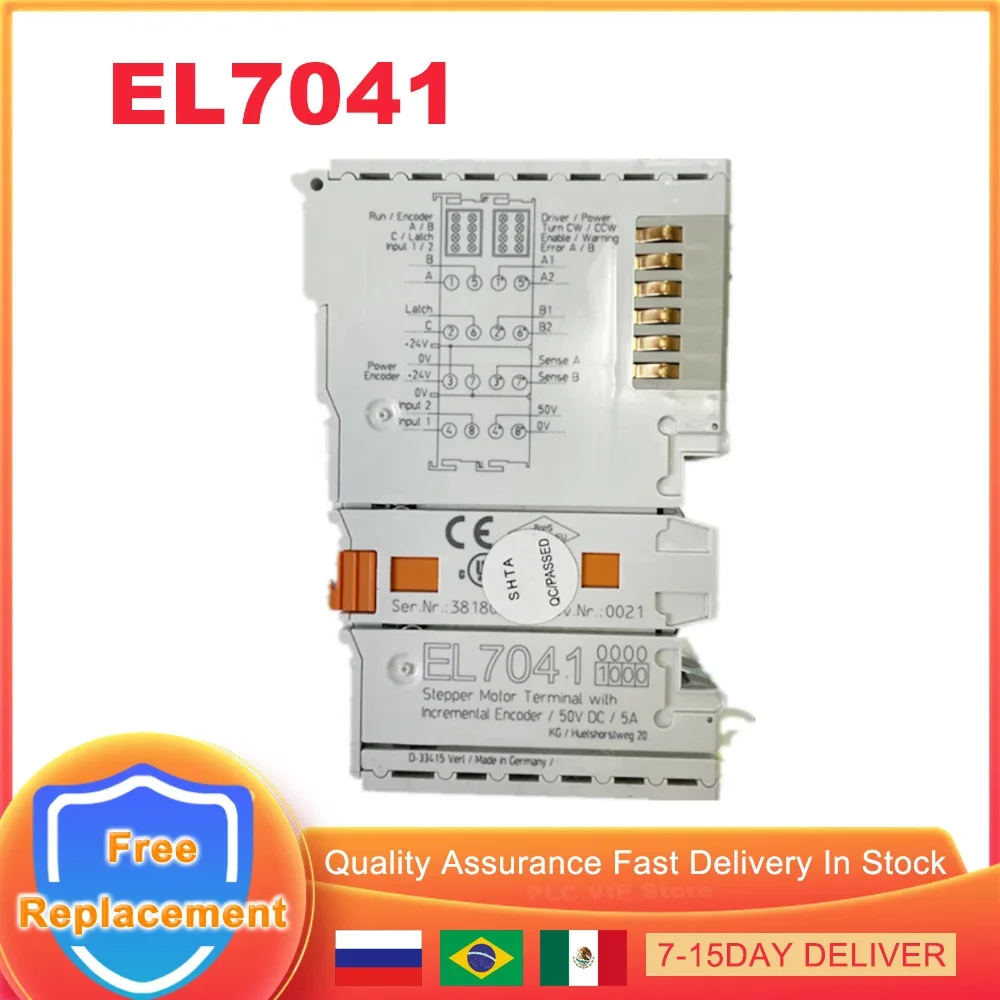 

Brand New EL7041-1000 Terminal Module Original 100% EL 7041-1000 for Beckhoff In Stock