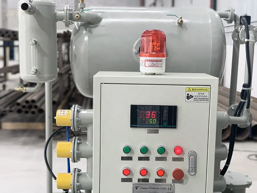 آلة تصفية الزيت/زيت المحولات العازلة المحمولة للأعمال الميدانية