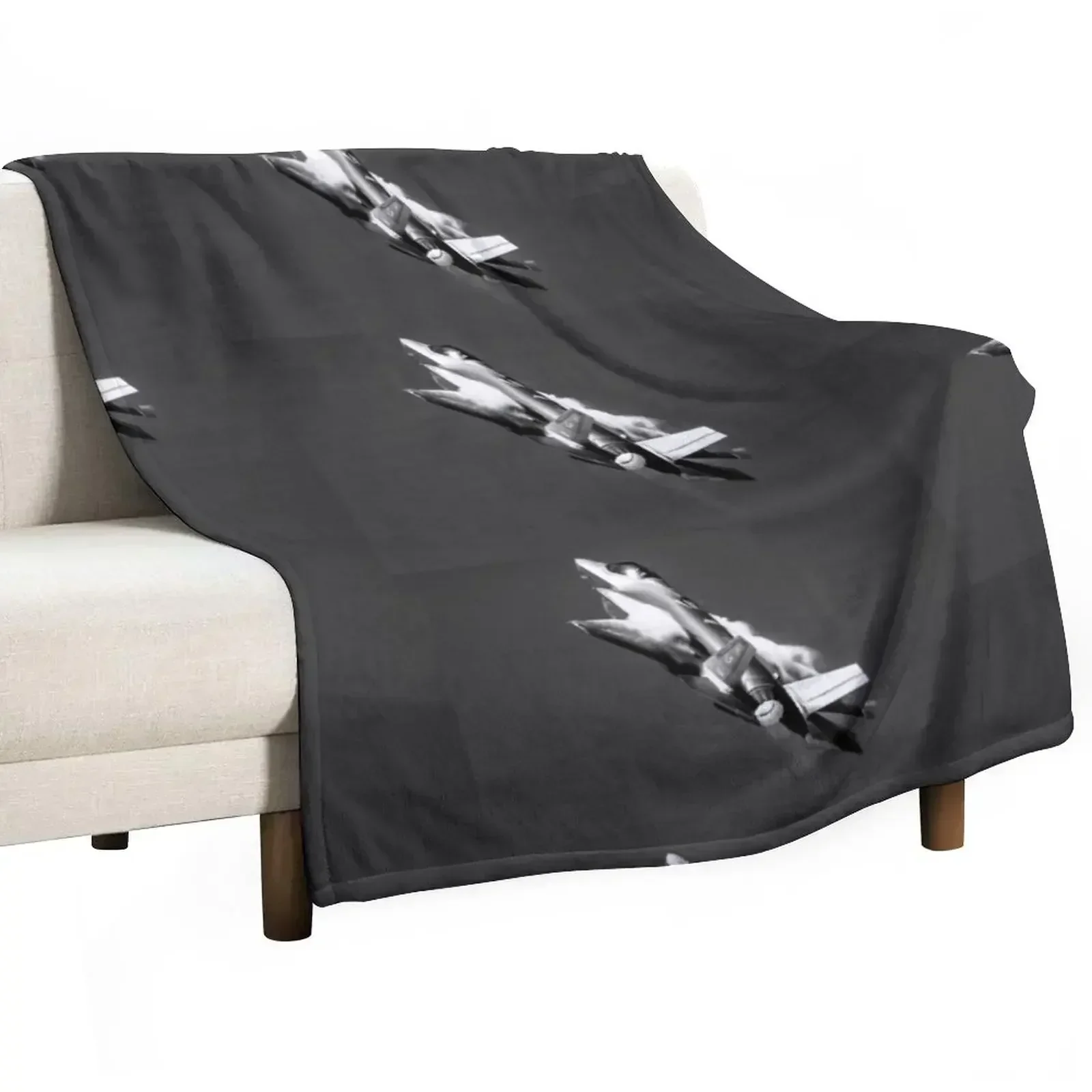 New F-35 Lightning ii on the launch Throw Blanket Decorative Beds anime Flannel Fabric Sofa Plush Fashion Sofas Blankets