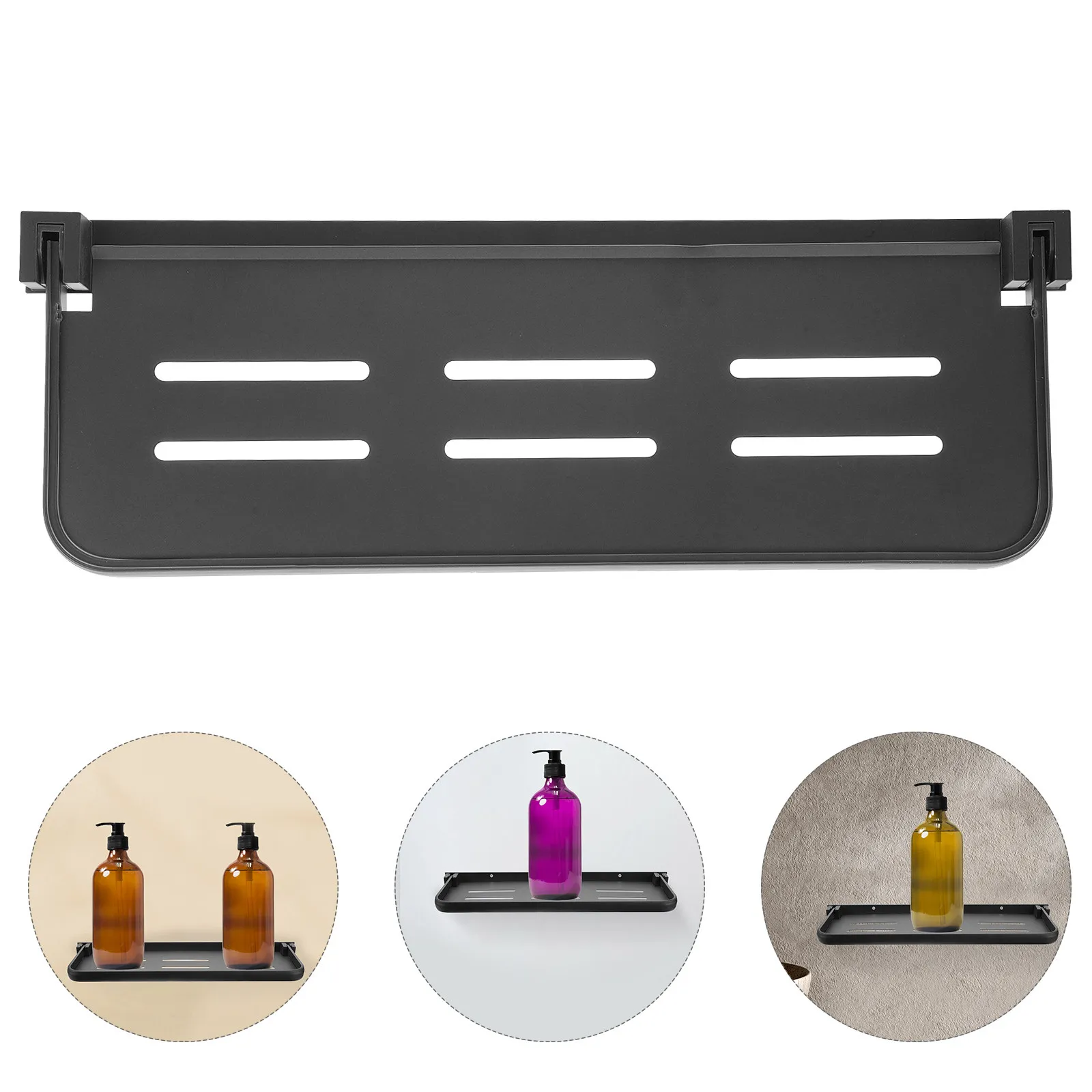 

Space Aluminum Foldable Rv Wall Shelf Multifunctional Toiletries Towel Holder for Camper Organization Campervan Storage Drying