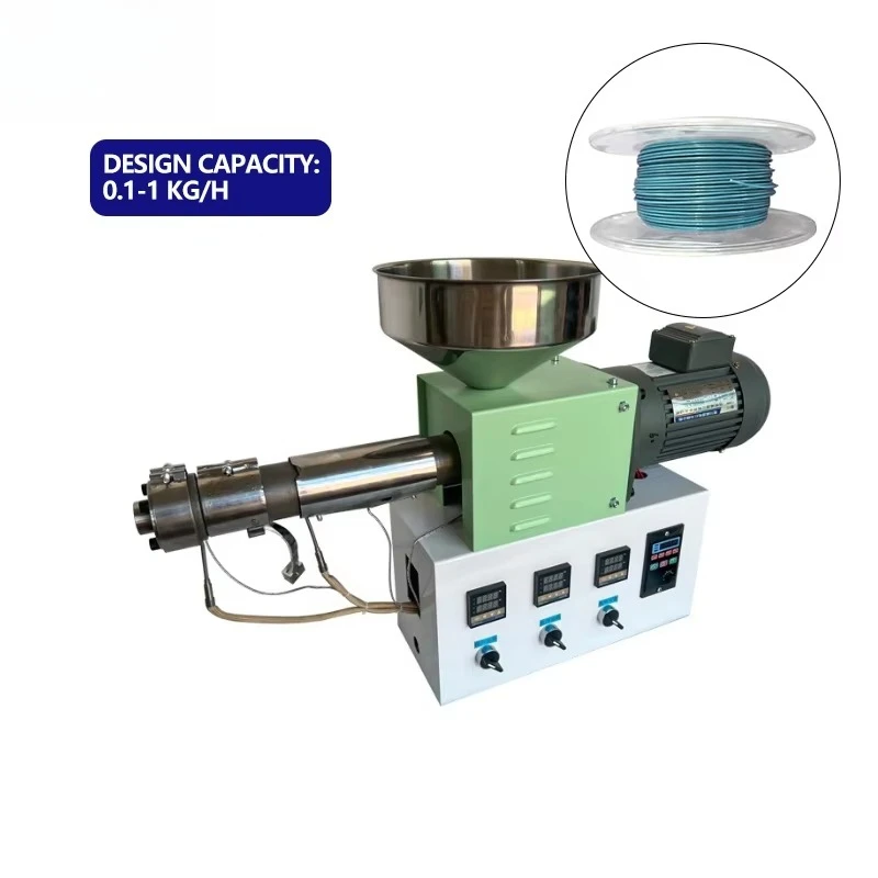 High Efficiency Desktop Plastic Extruder Extruding Plastic Semi Automatic Plastic Extruder Recycled  Machine for  PP Material