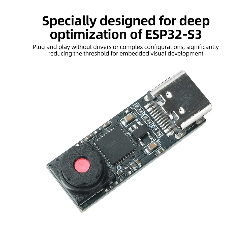 ESP32-S3 Mini USB Typ-C Kameramodul Entwicklungsboard für ESP32 UVC 720P 1280*720 1MP 65 Grad – Detail 3