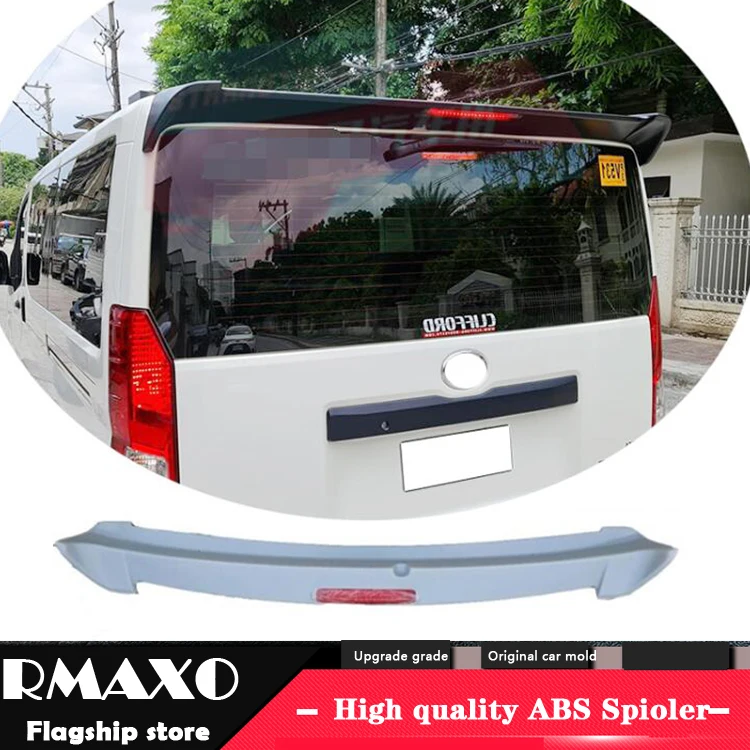 For Hiace Spoiler 2020-2022 Toyota Hiace Spoiler CL-SK ABS plastic Material Car Rear Wing Color Rear Spoiler