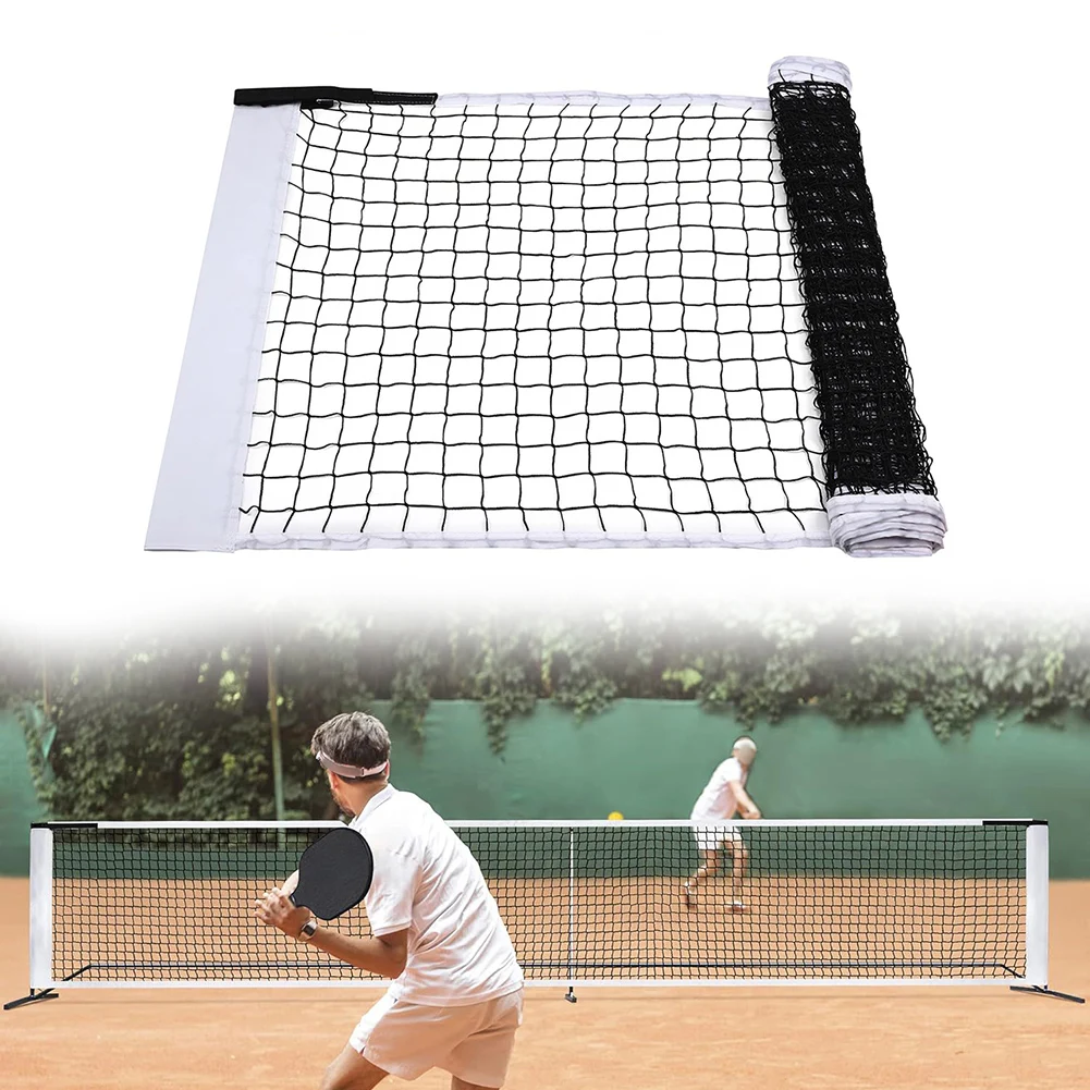 

Pickleball Training Net 22*3ft Standard Size Professional Exercise Net For Outdoor Sports Volleyball Badminton Tennis Net Mesh