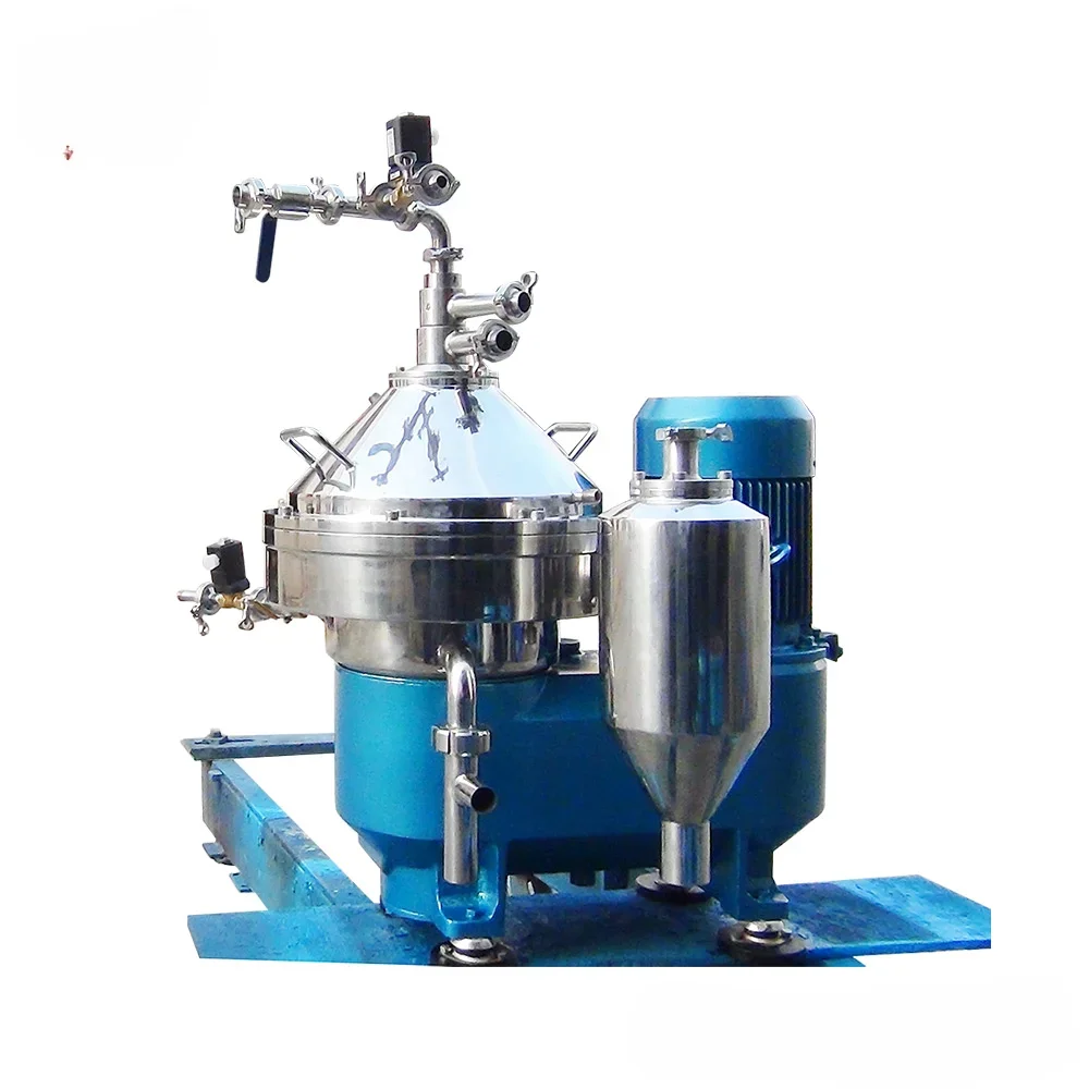 Three-Phase Disc Stacked Oil Water Centrifuge for Vegetable Oil Water Separation