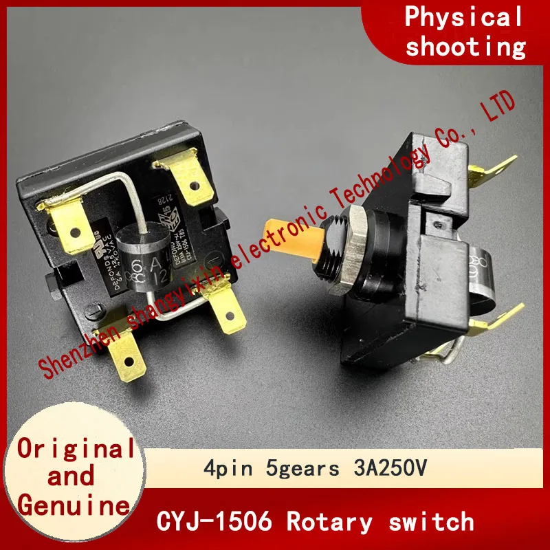 

CYJ-1506 Многоступенчатый угловой поворотный переключатель с высоким вращением 3A250V 4-контактный 5-ступенчатый