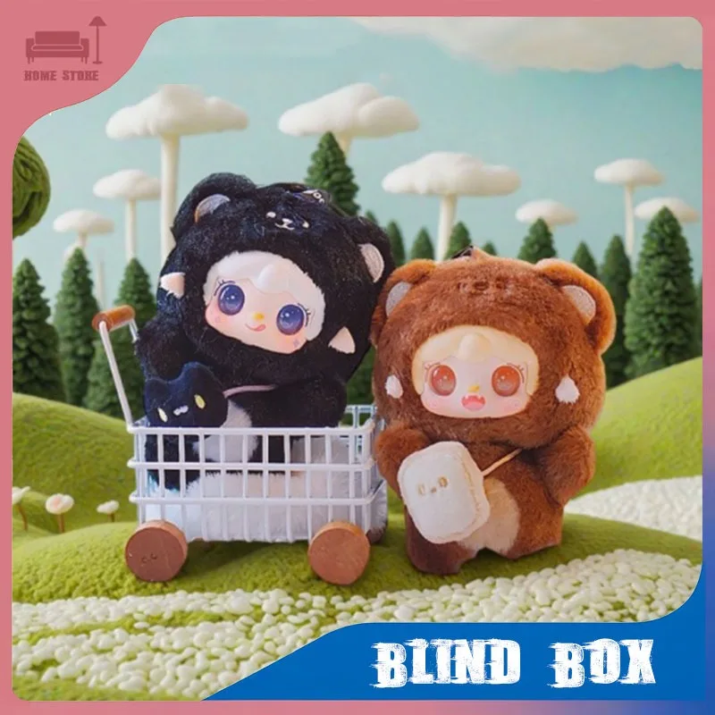 

Blind Box Yooki V4 Take A Bite of Bear Series Plush Doll Cartoon Car Ornament Kawaii Backpack Keychain Pendant Collectible Toy
