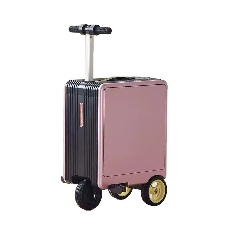 

Transportation can bring people and ride electric suitcase high value cute small boarding silent suitcase 20 inches