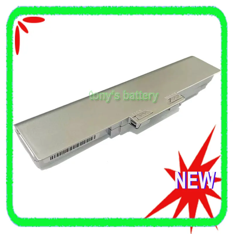 6Cell Battery for Sony Vaio VGP-BPS13A/B VGP-BPS13/S VGP-BPS13/B VGP-BPS21A VGN-FW11S VPCCW152C VGN-NS VGN-NW Silver