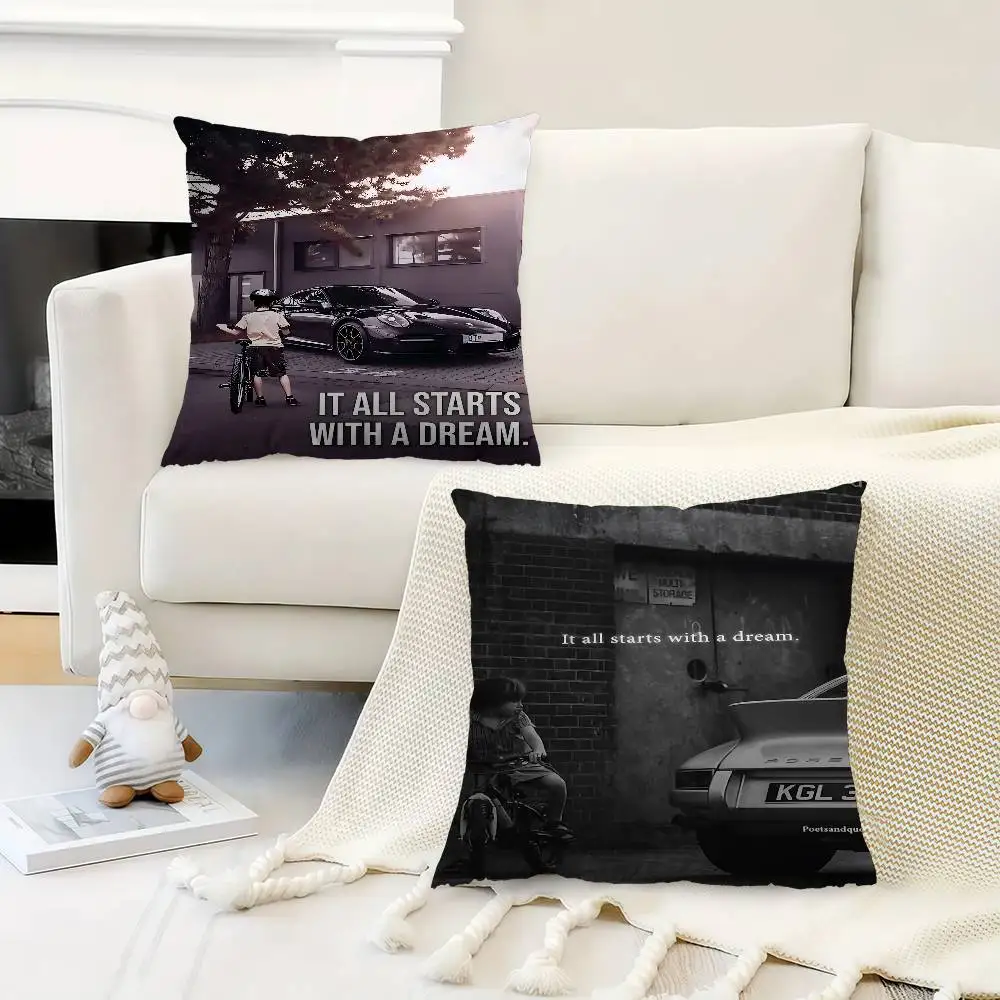 

Motivational Quote Dreams Artwork Inspiring Pillow Cover Kids Bedroom Wild Party Decor Pillowcase Kid Birthday Shower Gift
