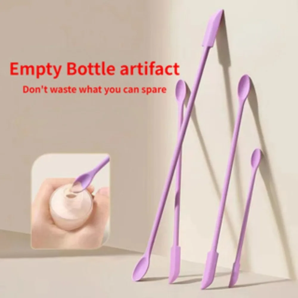 재사용 가능한 실리콘 메이크업 주걱 크림 페이스트 용 컴팩트 디자인 미니 사이즈 스크래치 믹스 화장품 위생 미용 도구