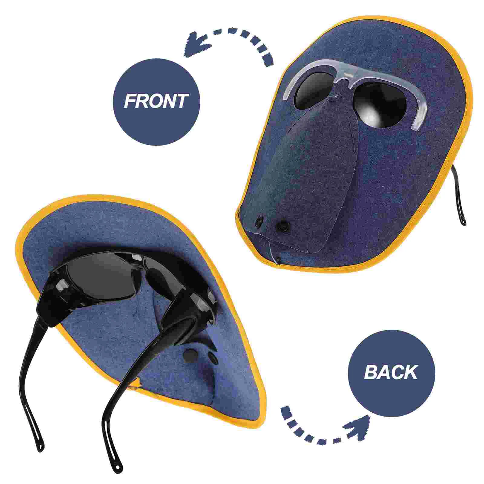 Máscara de soldadura con gafas, máscara de trabajo de soldadura de piel de vaca, protección de soldadura ajustable, para el lugar de trabajo de soldadura, 2 uds.