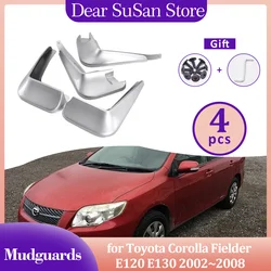 Toyota Corolla için Fielder ee130 2002 ~ 2008 2003 2004 2005 2006 2007 çamurluklar çamurluk genişletici çamur Flap Splash Guard kapak Spoiler aksesuarları