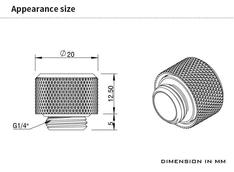 BARROW 4 sztuk G1/4 ''gwint podwójny 90 stopni obrotowy Adapter montażowy obrotowy 90 kąt adaptery używać do OD12mm/14mm/16mm sztywna rurka — zdjęcie 6