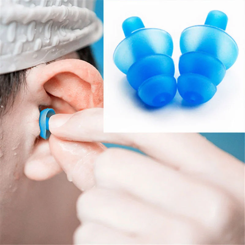 Silicone Earplugs Waterproof Swimming Ear Plugs Noise Protection Noise Reduction Earplug Water Sports Swimming Accessories