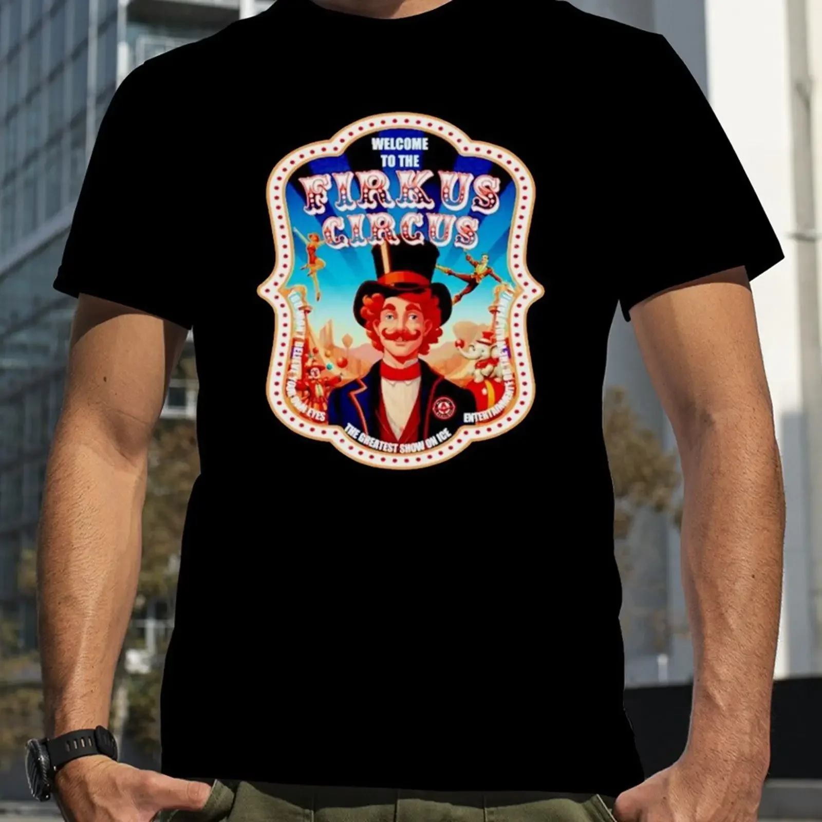 Welcome to the Printful Firkus Circus T Shirt Fast Shipping vintage Washed Comfortable Soft Slightly Top For Everyday Wear