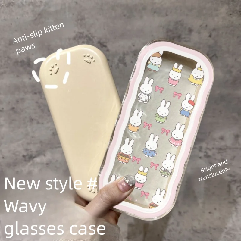 جديد Kawaii ميفي نظارات حافظة الكرتون ميفي أرنب موجة نظارات صندوق تخزين Ins الإبداعية Kawaii المحمولة للطلاب هدية #3