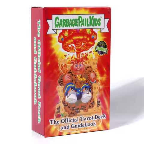 Garbage Pail Kids Official Tarot Deck and Guidebook Unique Collectible Card Set Dive into Fun with Nostalgic Characters Perfect