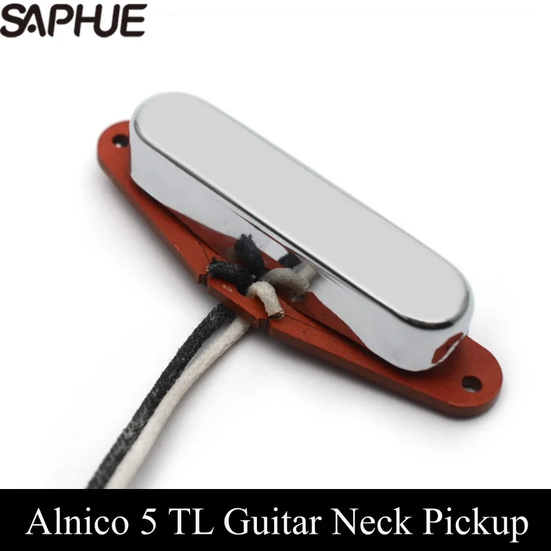 

Гитарный звукосниматель Alnico 5 TL, шейный звукосниматель с красной шпульной шатункой, винтажный тон 7,5 карат для электрогитары