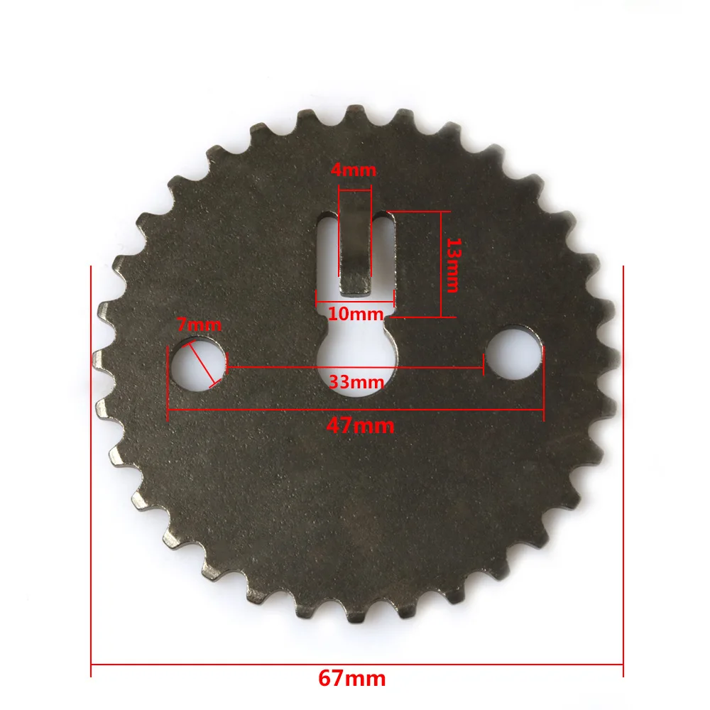 Motorcycle Time Chain Sprocket Cam Chain for Honda CB125 ACE CB CG XL 125 KYY CB125F CB125R 32T Engine Timing Gear Parts