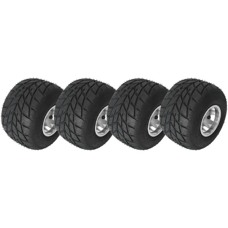 

High Performance Go Kart Tire and Rim, 11x7.10-5 Rear Wheel and Tire Fit Bolt Pattern 48mm w/ 3 Holes