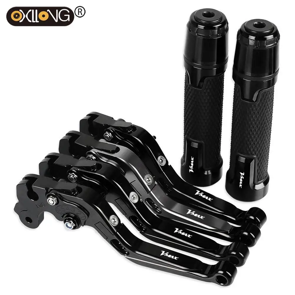 

Motorcycle Brakes Tie Rod Brake Clutch Levers Handlebar Hand Grips ends FOR YAMAHA VMAX 1990 1991 1992 1993 1994 1995 1996-2008