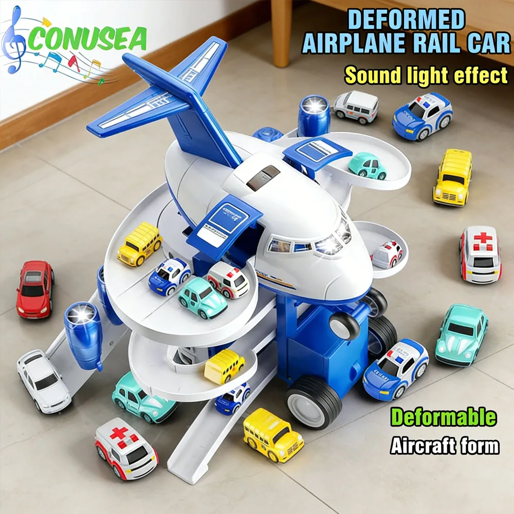 

Airplane Model Plane Aircraft Rail tracks car Miniature Planes Children's indoor Games Vehicle Toys for boy Kids Birthday Gifts
