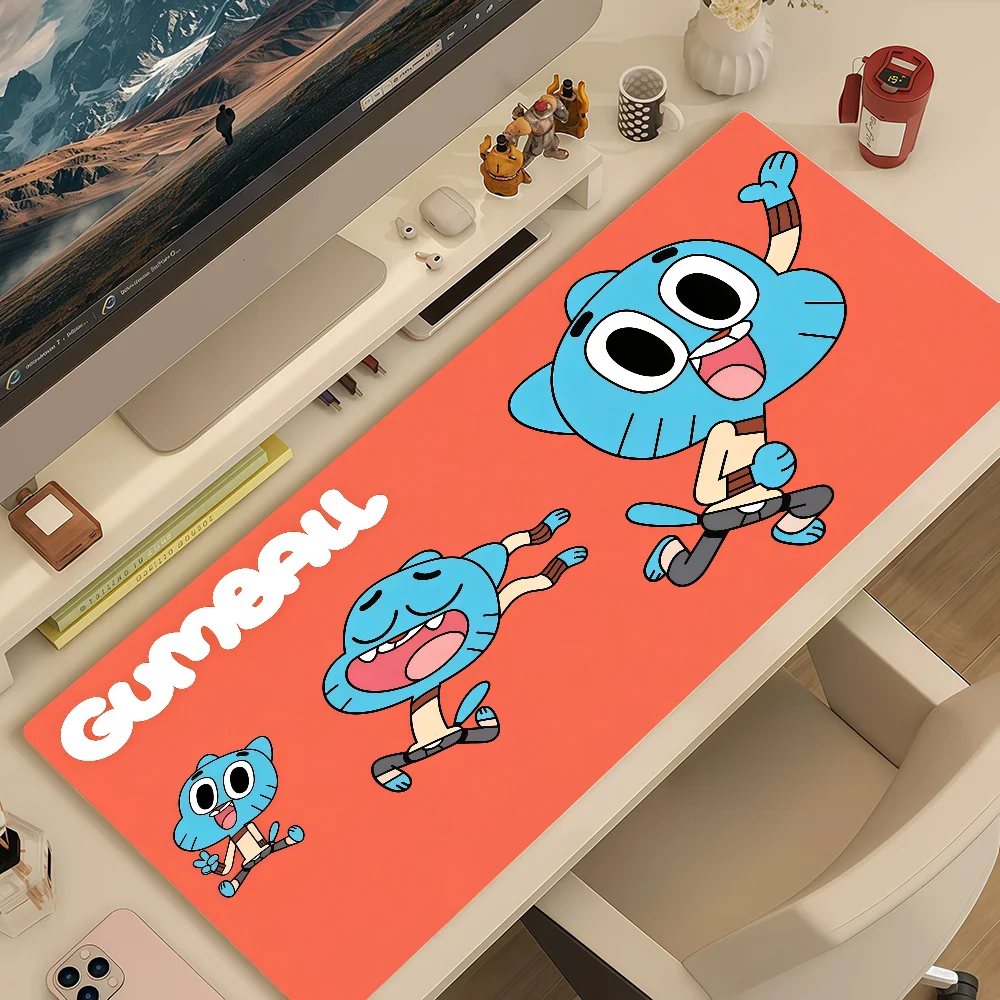 Cartoon The A-Amazing Gumball Mouse Pad Non-slip Lockedge Office Student Gaming Thickened Large World Writing Cushion MousePad