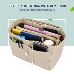 Colorful Insert Bag For Women Bag Portable Handbag Storage Organiser Tote For Handbag