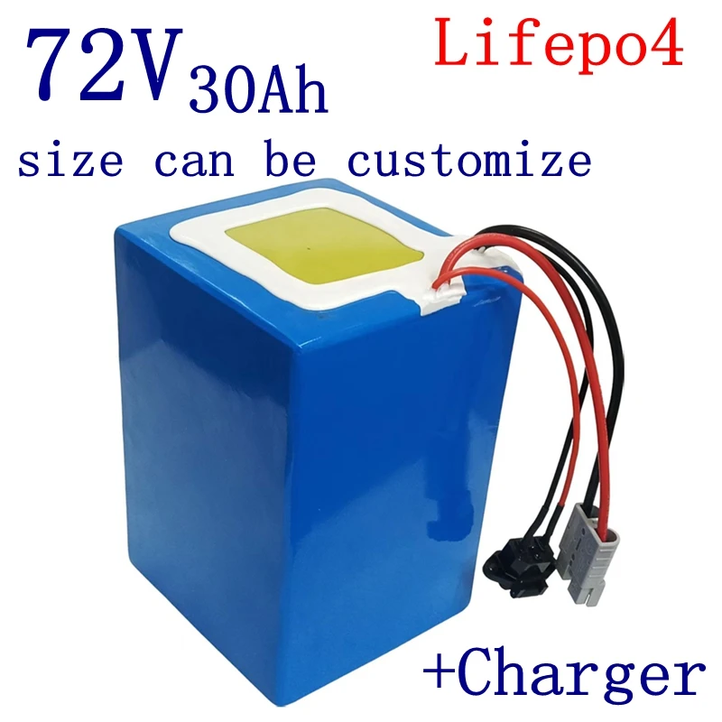 

72V 30ah LiFePo4 Battery Rechargeable Battery Pack 32140 22S2P Built in BMS 3500W Motor High Power 84V+5A Charger duty-free