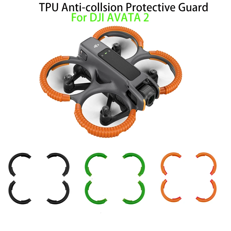 Protective Bumper Ring for DJI Avata 2 Drone Accessories Propeller Guard Anti-Collision Protectors Prop Bumper for DJI Avata 2