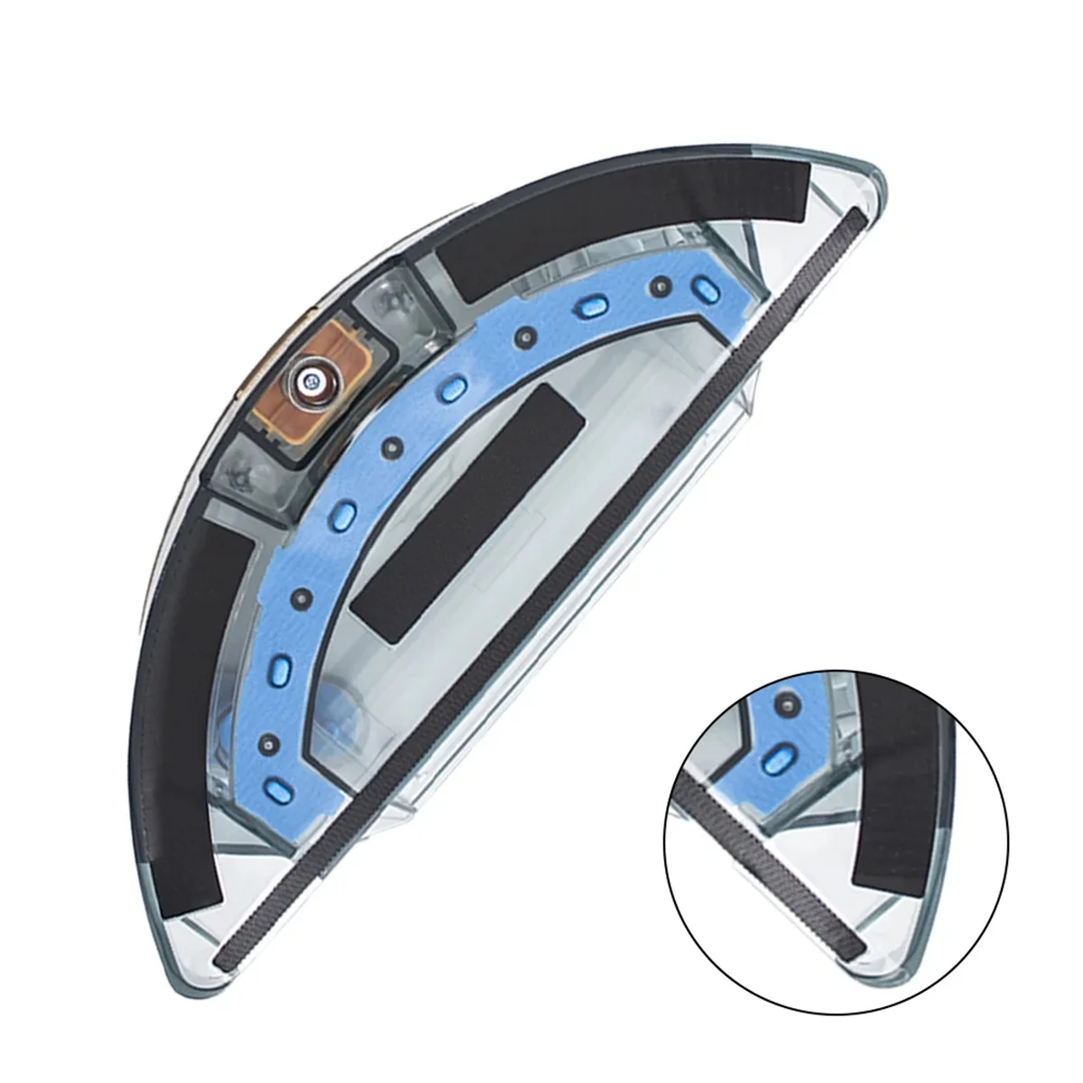 خزان مياه فريد + قماش ممسحة لـ EXVAC660، EXVAC680S EXVAC880 لـ X500 Pro S6 قطع غيار المكنسة الكهربائية 1Set