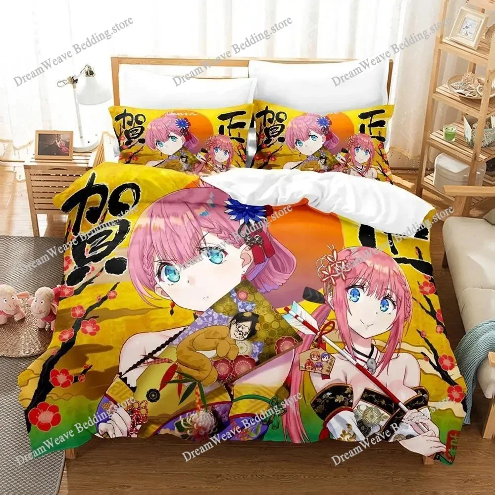 3d Print Anime We Never Learn Bokuben Bedding Set Single Twin Full Queen King Size Bed Set Adult Kid Bedroom Duvet Cover Sets963