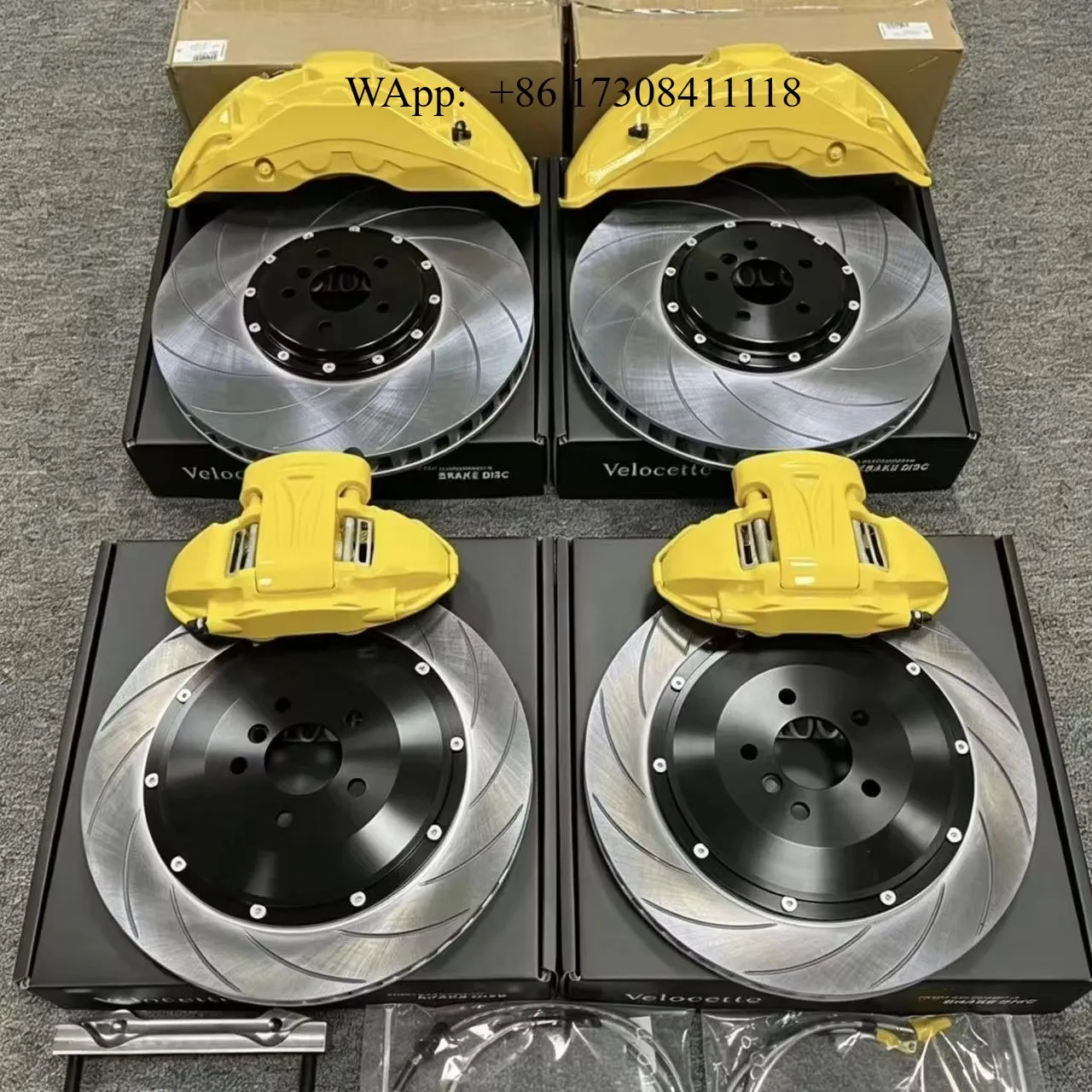 Performance 10 Piston Racing Electro-Mechanical Big Brake Caliper Kit Compatible for A4/A6/A7 3 Series CR-V CT5