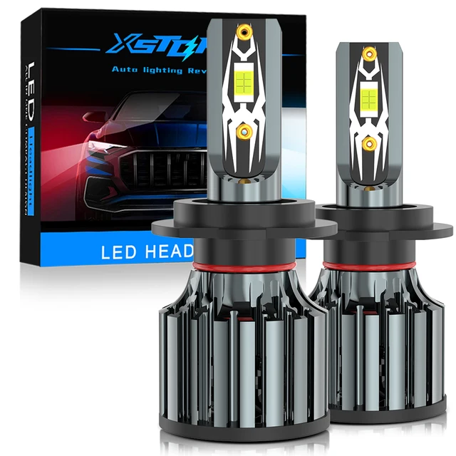 XSTORM H1 H4 H7 Żarówka LED H8 H11 9005 HB3 9006 HB4 9004 HB1 9007 HB5 H13 Led Reflektor samochodowy 30000LM Turbo Lights lampada 12V Lampa