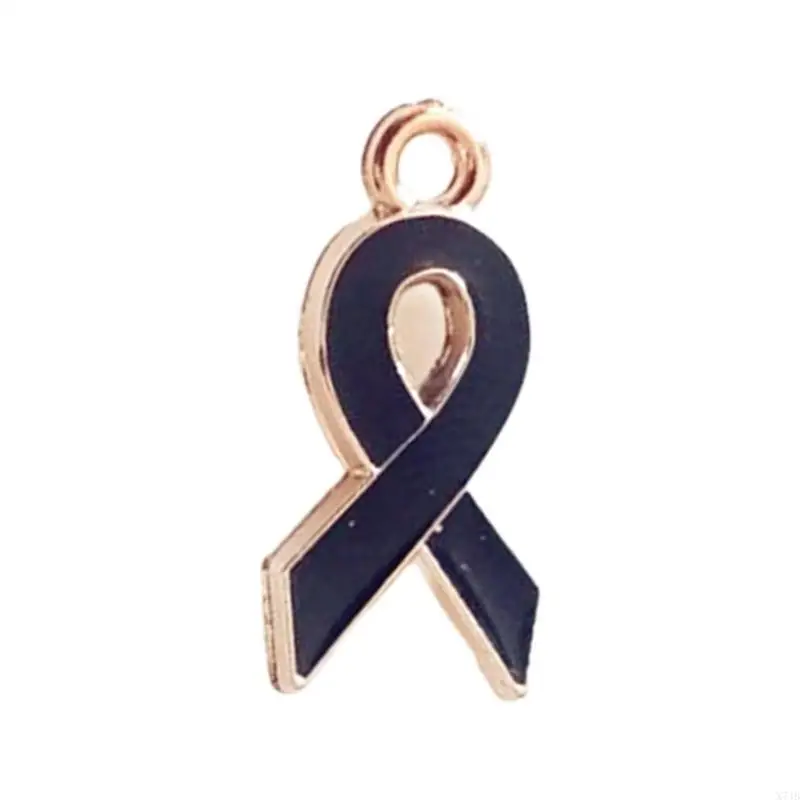 100Pieces Ribbon Pendants Long Lasting Hope Breast Cancers Awareness Charm