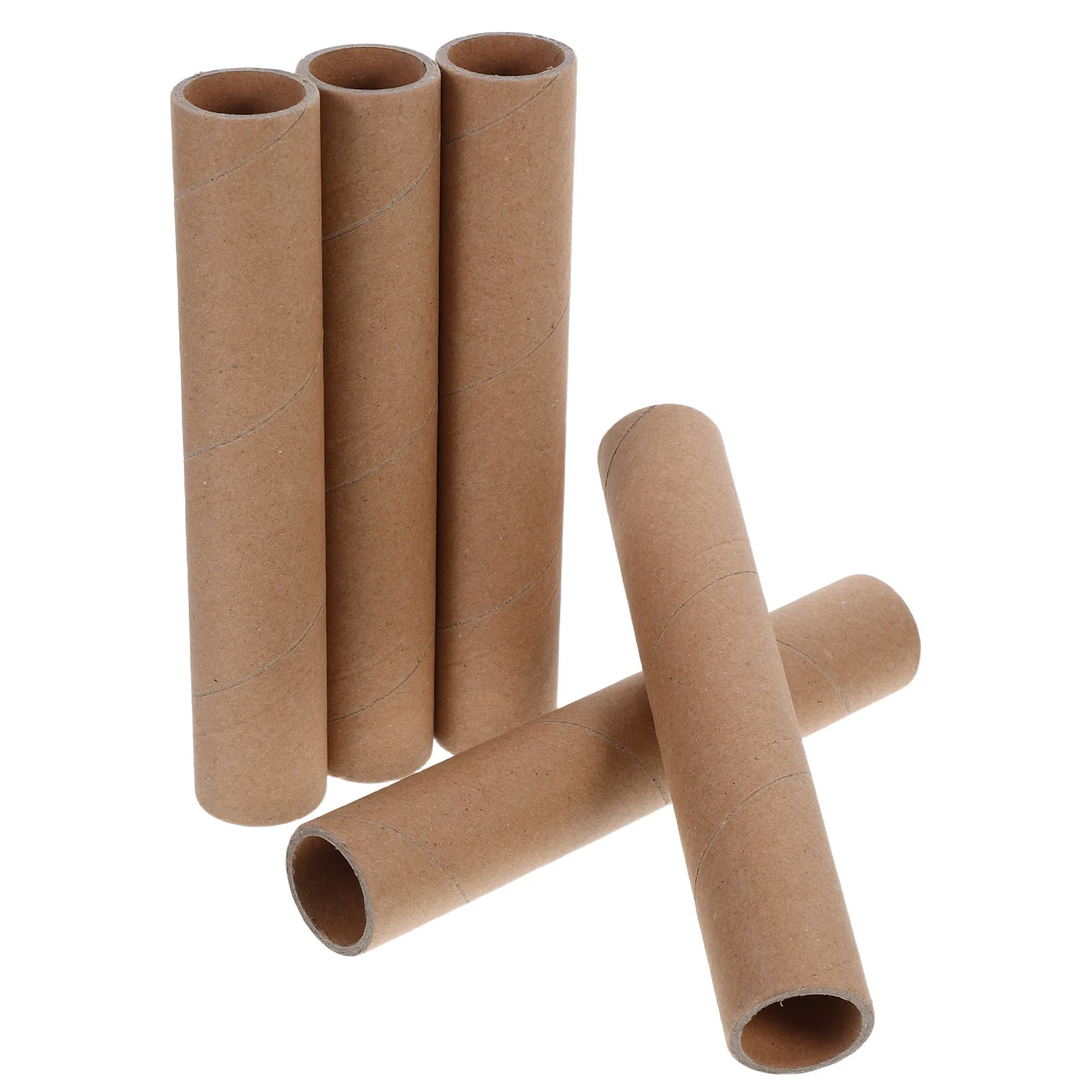 5Pcs Packaging Paper Tube Lightweight Portable Cylinder Container for Poster Art Print Document Mailing Shipping Protection