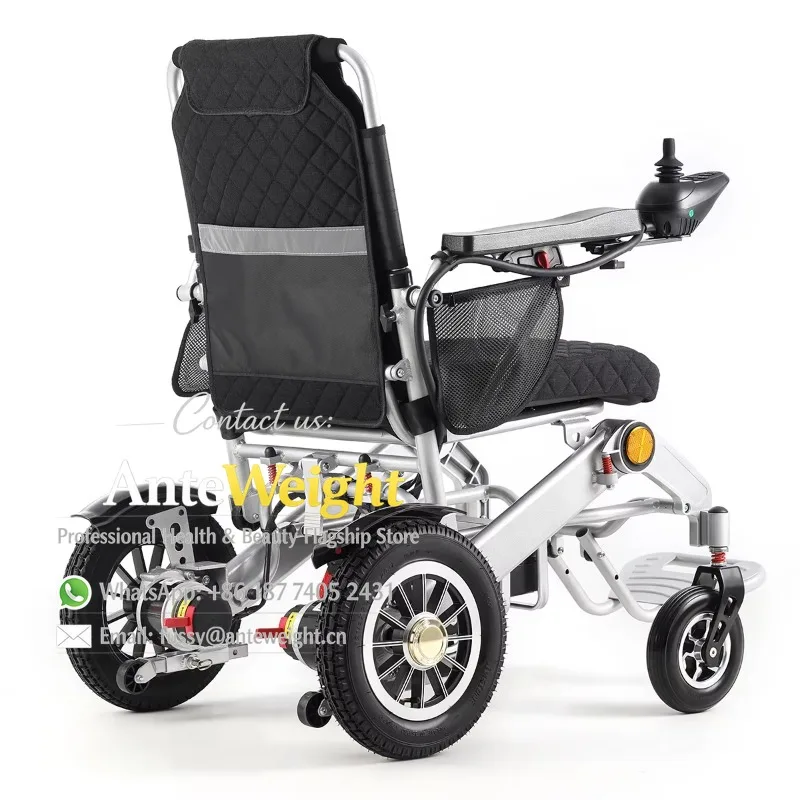 

Small Quick Release Lithium Battery Power Wheelchair Optional Remote Control Aluminum Alloy Electric Wheelchair